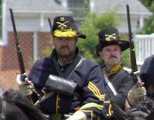Civil War reenactment in Fairfax VA